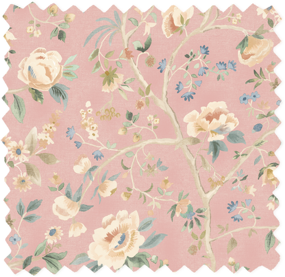 Peonia Rose Velvet Fabric