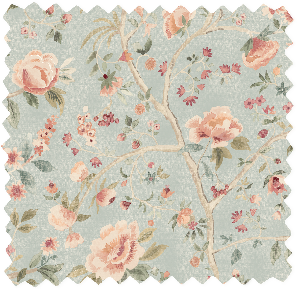 Peonia Duckegg Velvet Fabric