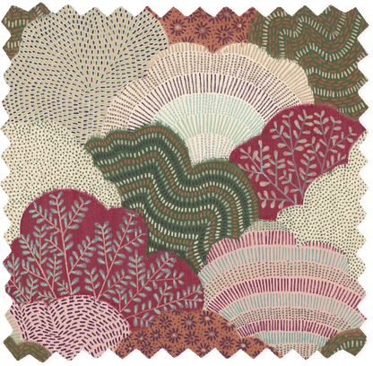 Fernshaw Bramble Velvet Fabric