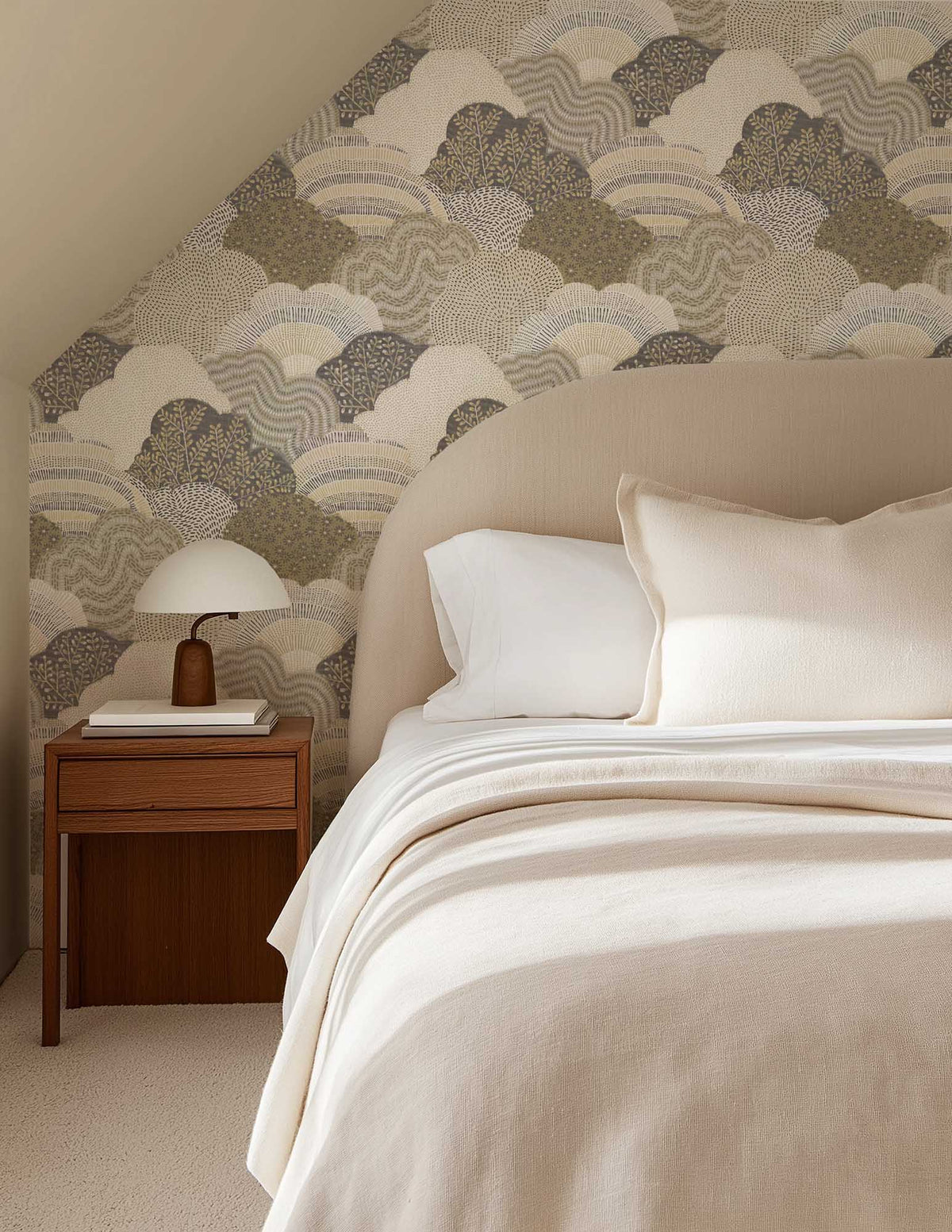 Fernshaw Natural Wallpaper