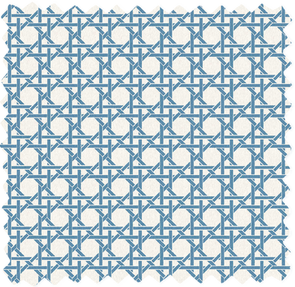 Rattan Indigo Linen Fabric