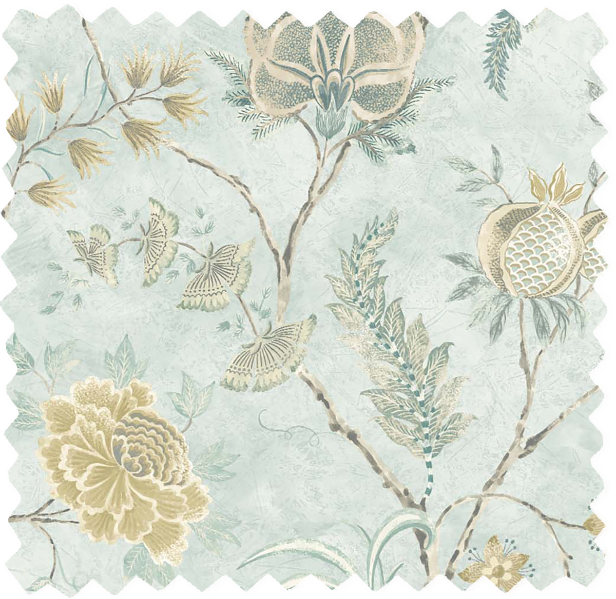 Pedana Aqua Velvet Fabric