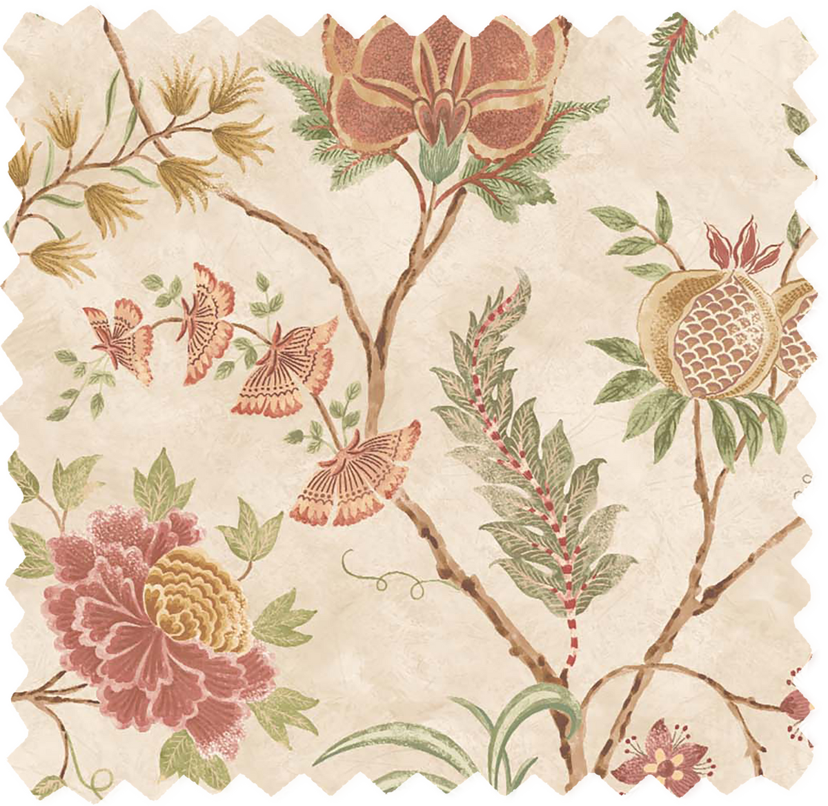 Pedana Cinnamon Linen Fabric