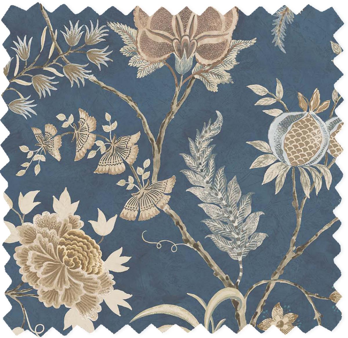 Pedana Indigo Blue Linen Fabric