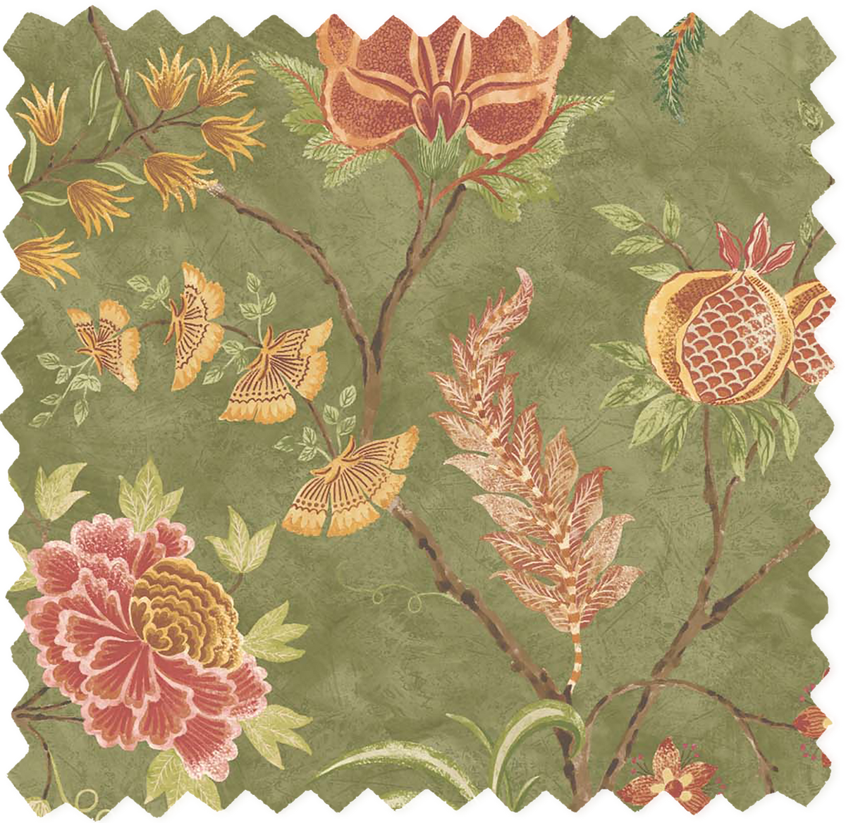 Pedana Coriander Velvet Fabric