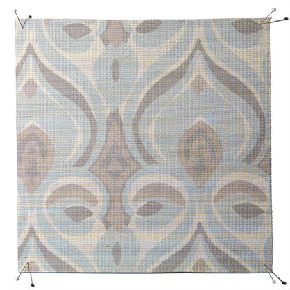 Khiva Grasscloth Wallpaper by Serena Dugan in Dew