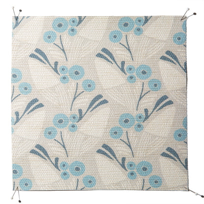 Maeve Paperweave Wallpaper by Serena Dugan in Cerulean