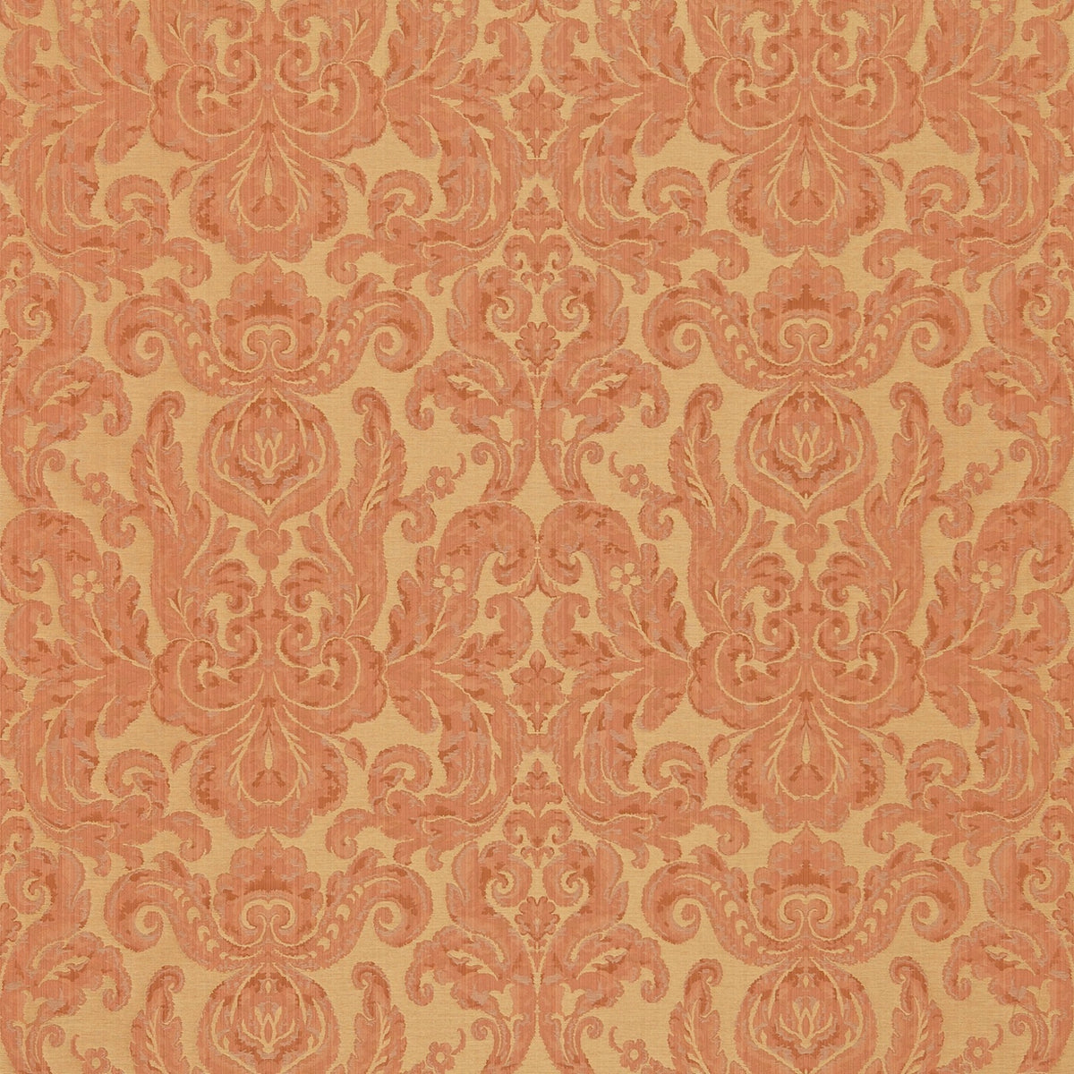 Brocatello Terracotta fabric by Zoffany
