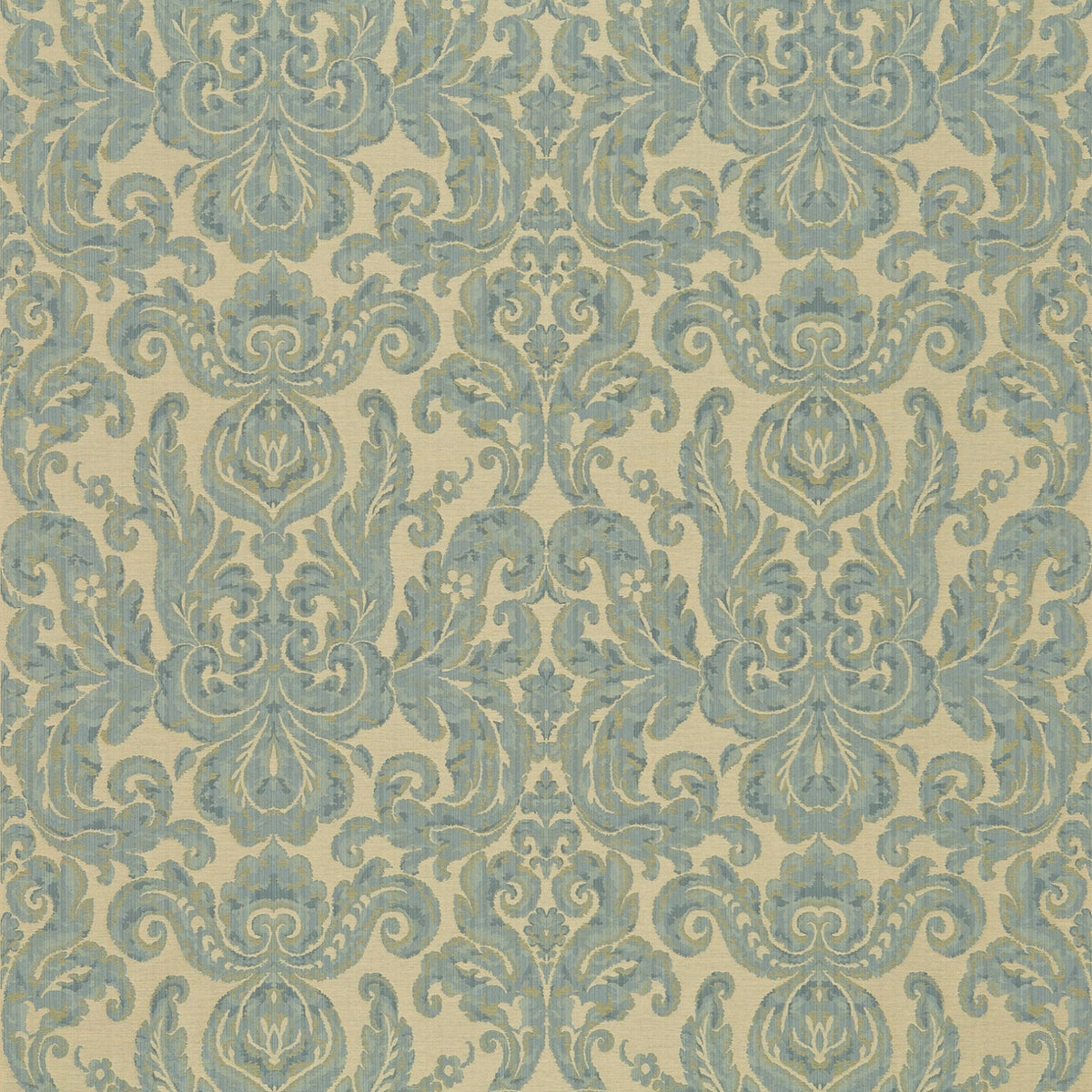 Brocatello Blue fabric by Zoffany