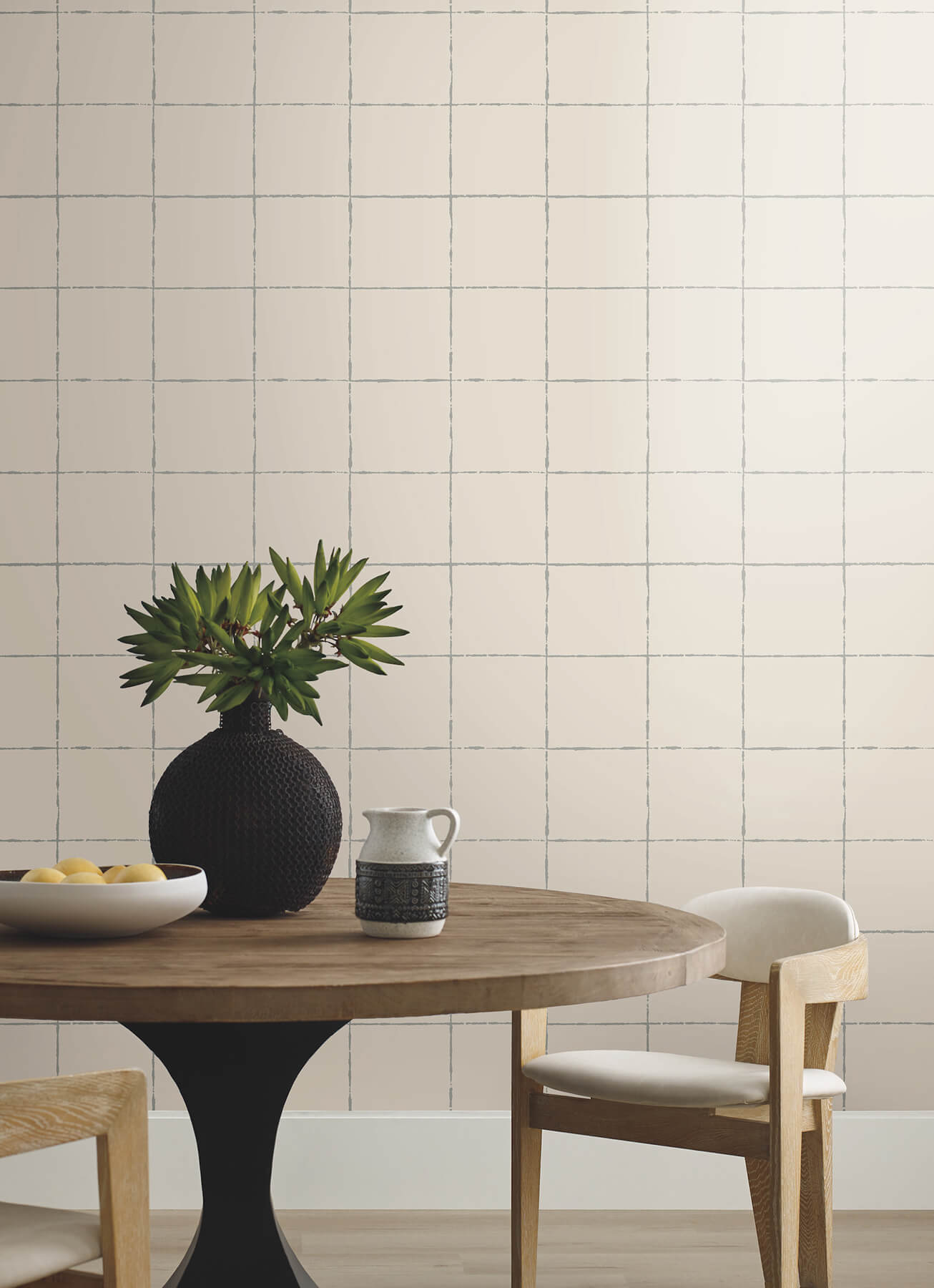 La Vitre Plaid Wallpaper