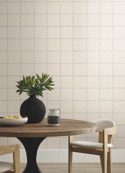 La Vitre Plaid Wallpaper