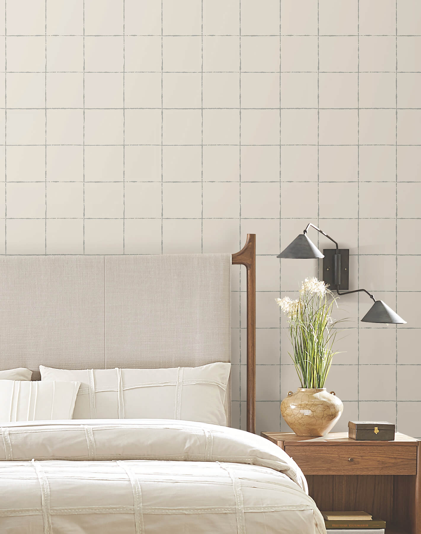 La Vitre Plaid Wallpaper