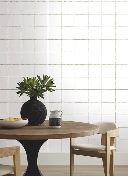 La Vitre Plaid Wallpaper