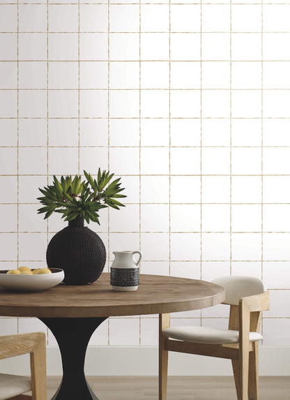 La Vitre Plaid Wallpaper