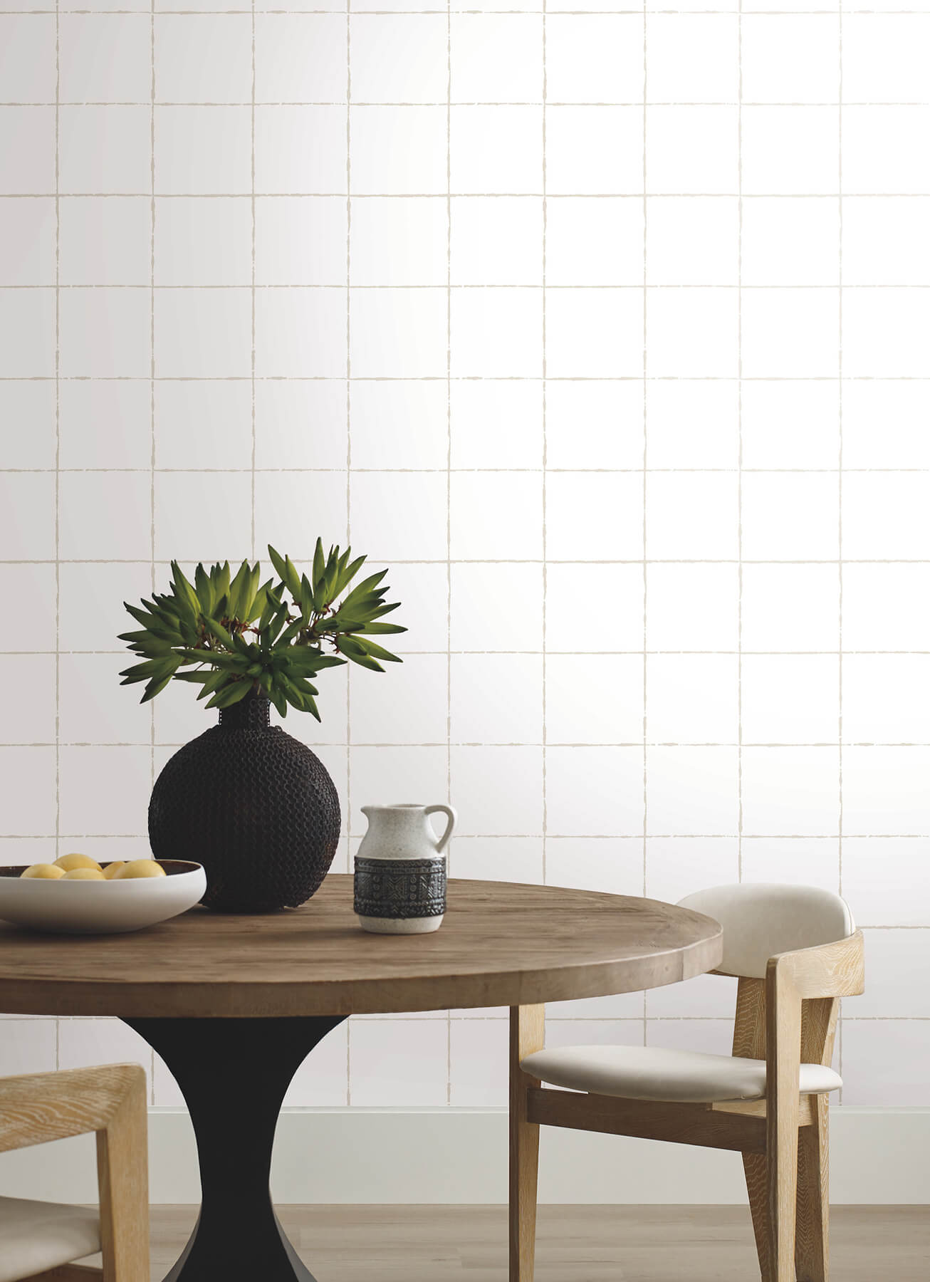 La Vitre Plaid Wallpaper