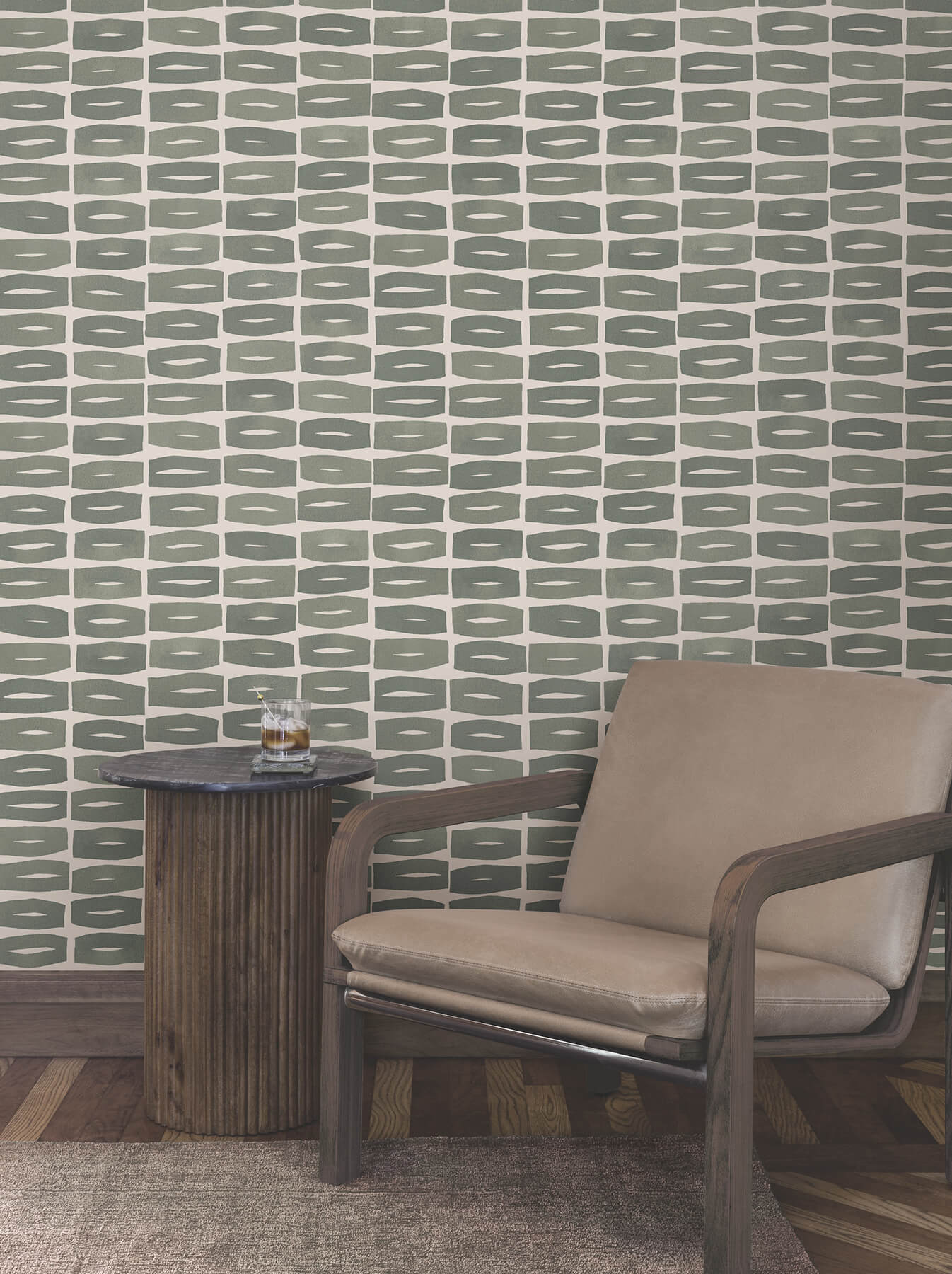 Modernist Motif Wallpaper