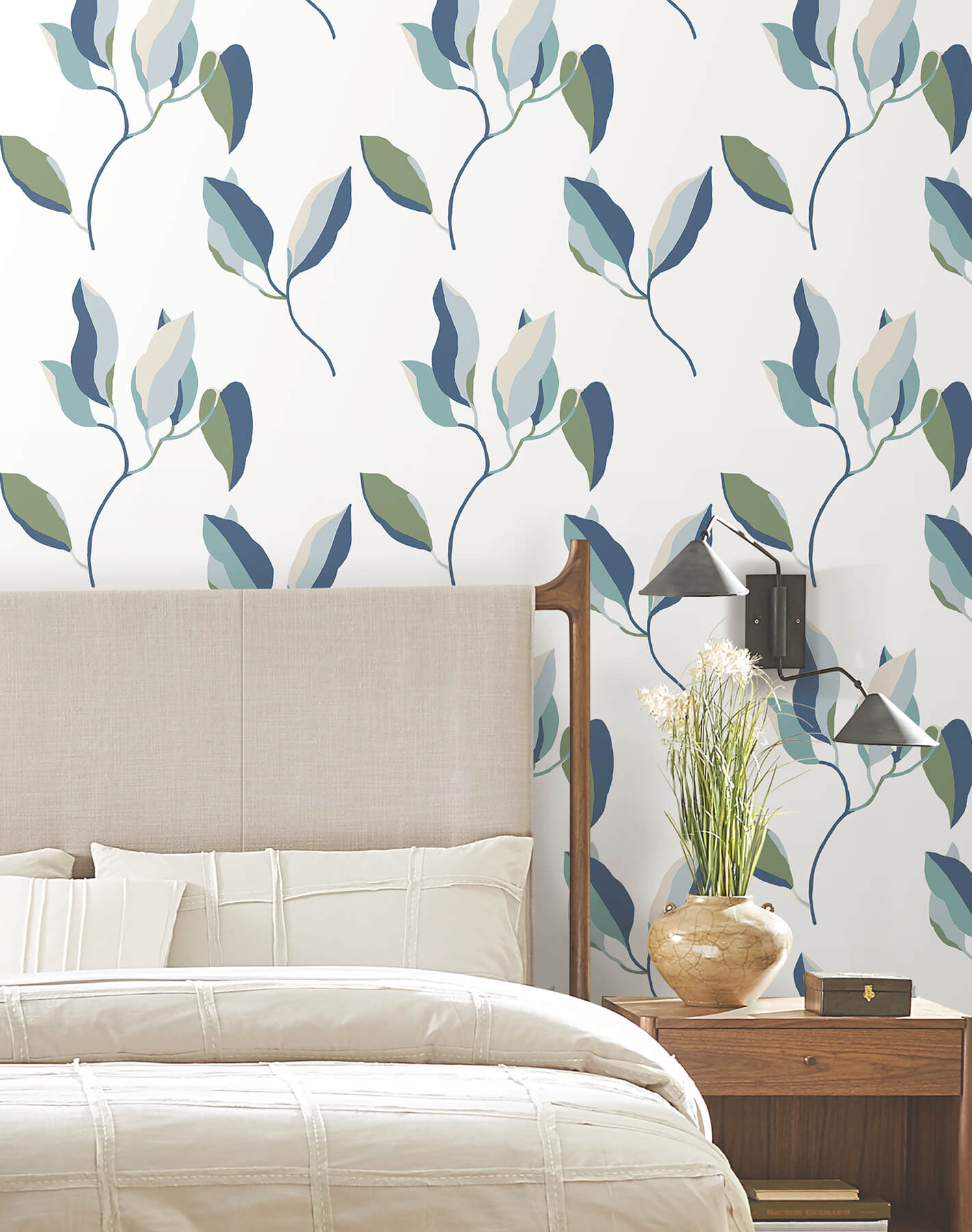 Brushwork Branches Wallpaper