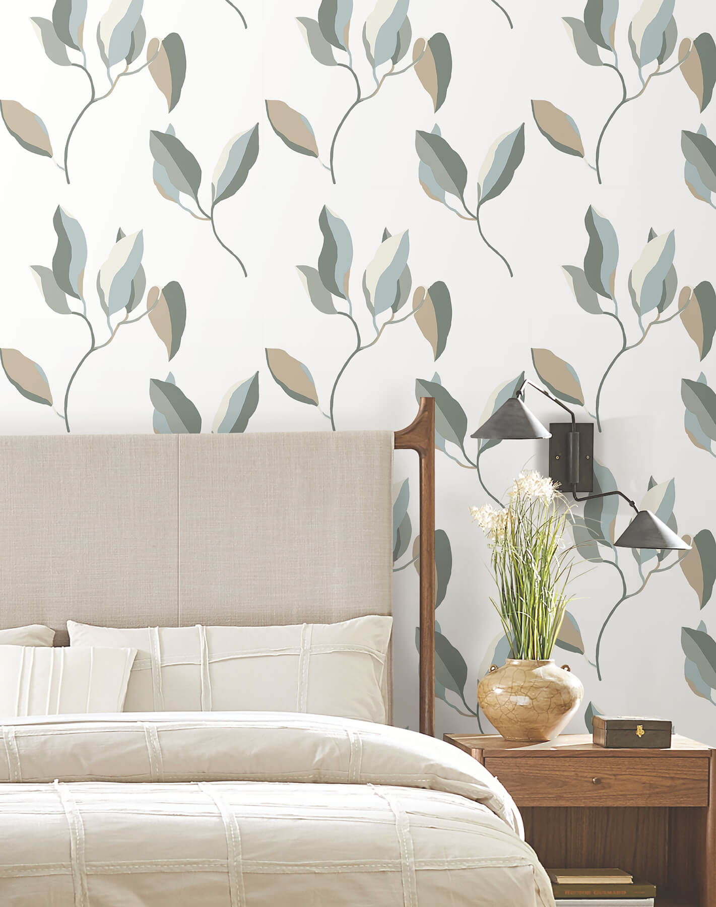 Brushwork Branches Wallpaper