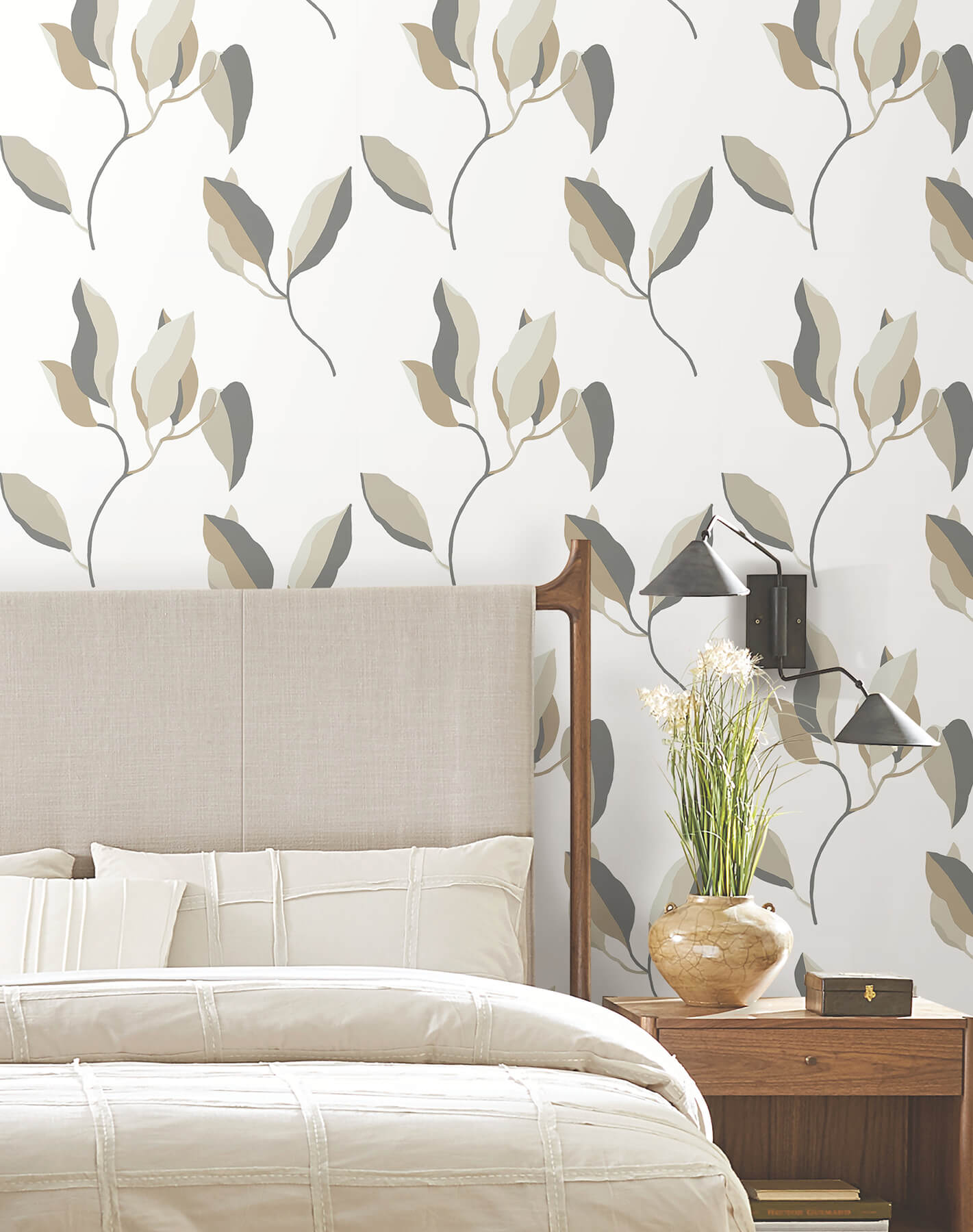 Brushwork Branches Wallpaper
