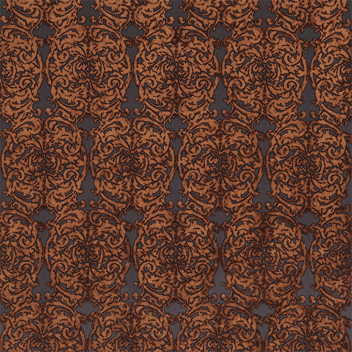 Tespi Fig/Copper fabric by Zoffany