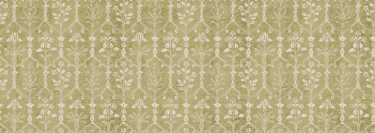 Agra Wallpaper by Botanica Trading in Pear