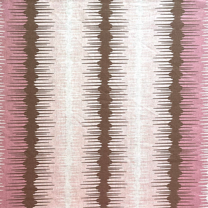 Ikat Broad Stripe Fabric by Botanica Trading in Shell & Sand