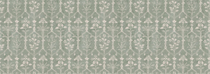 Agra Wallpaper by Botanica Trading in Eau de Nil
