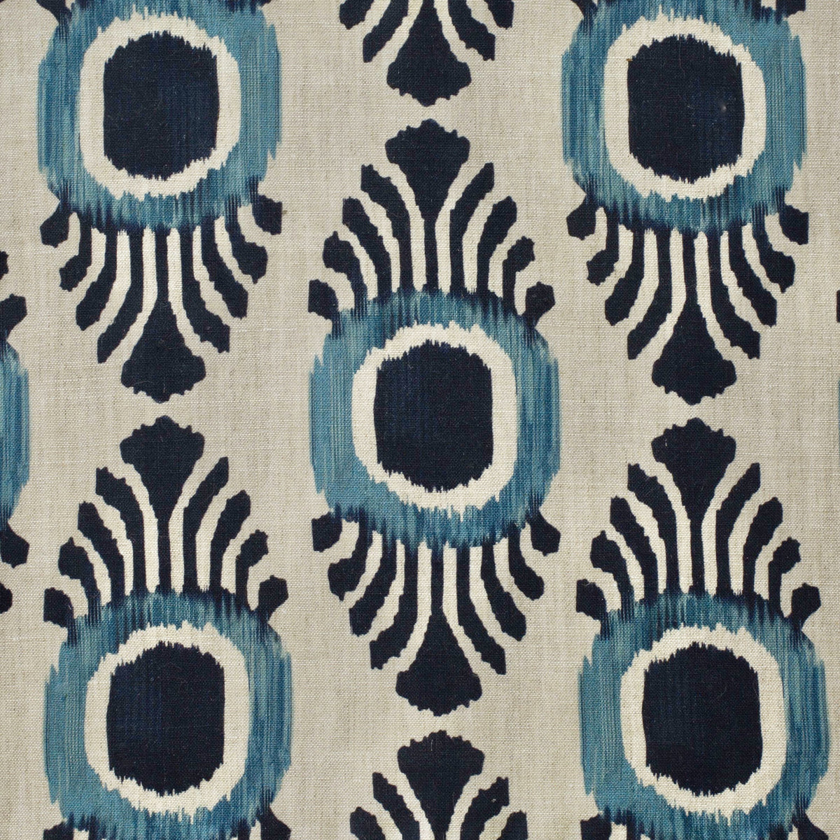 Ikat Mini Fabric by Botanica Trading in Indigo