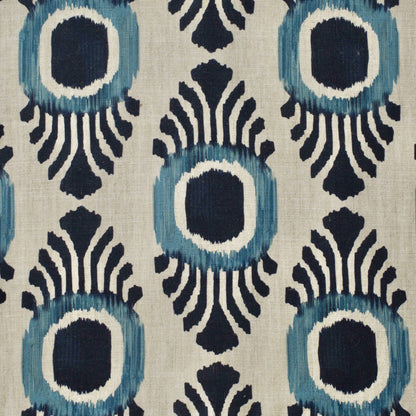 Ikat Mini Fabric by Botanica Trading in Indigo