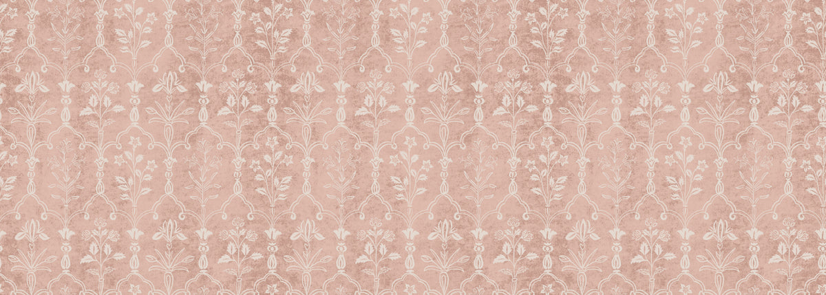 Agra Wallpaper by Botanica Trading in Heather