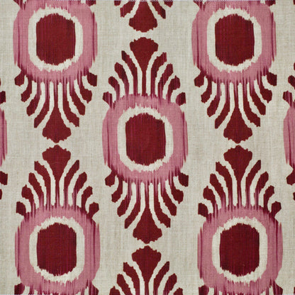 Ikat Mini Fabric by Botanica Trading in Berry