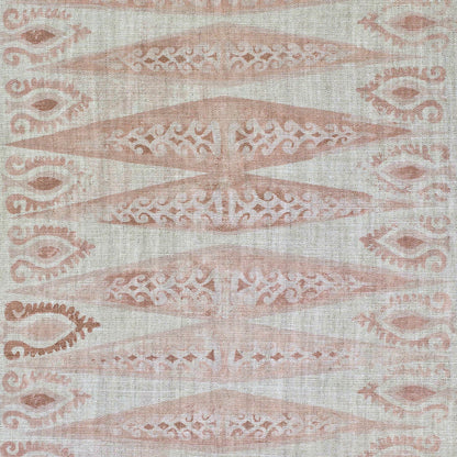Zig Zag Mini Fabric by Botanica Trading in Dusty Pink