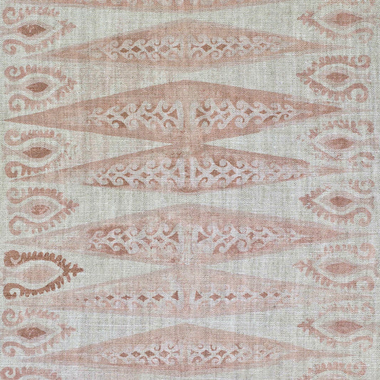 Zig Zag Mini Fabric by Botanica Trading in Dusty Pink