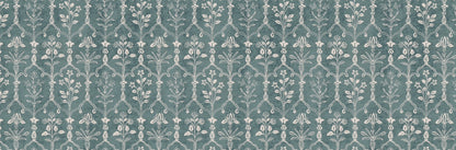 Agra Wallpaper by Botanica Trading in Slate