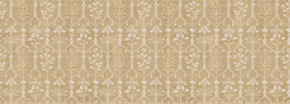 Agra Wallpaper by Botanica Trading in Ochre