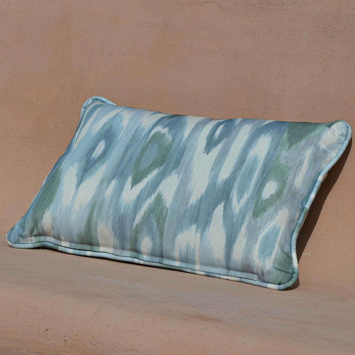 Abr fabric by Coordonné in Blue, shown in a styled room