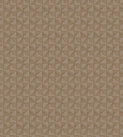 Abstract Check Wallpaper by Eijffinger Brown