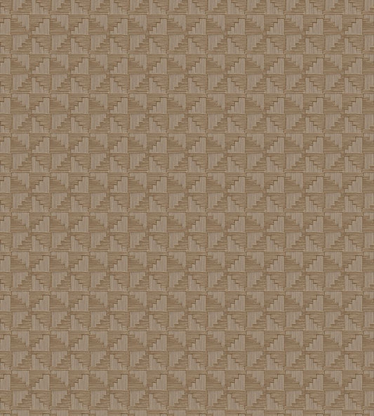 Abstract Check Wallpaper by Eijffinger Brown