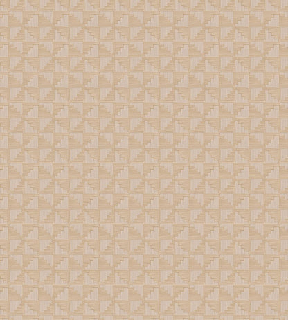 Abstract Check Wallpaper by Eijffinger Peach