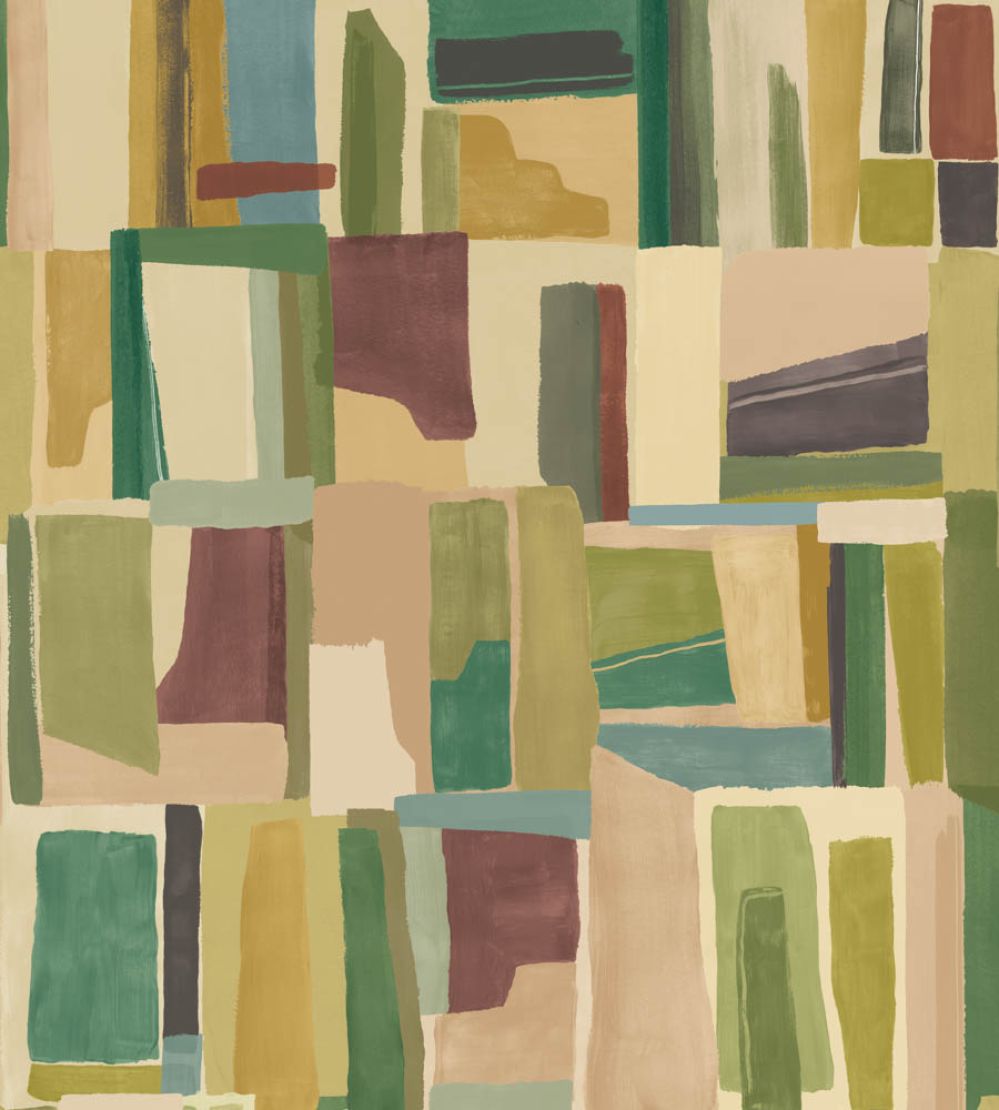 Abstract Cubes Wallpaper by Ohpopsi Tawny Forest