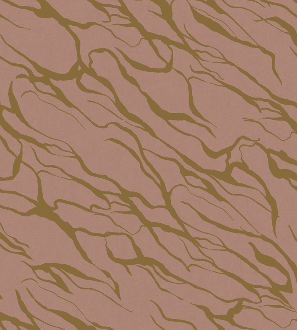 Abstract Lines Wallpaper by Eijffinger Blush