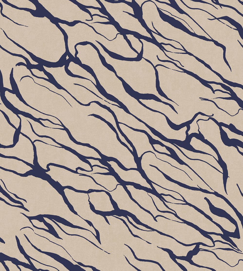 Abstract Lines Wallpaper by Eijffinger Indigo