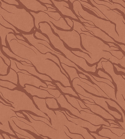 Abstract Lines Wallpaper by Eijffinger Terracotta