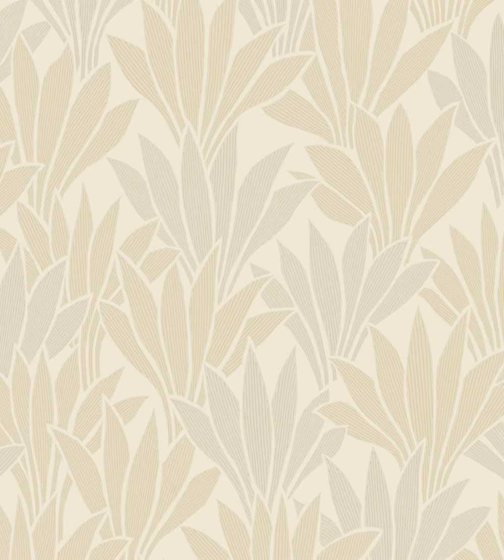Abstract Palm Wallpaper by Eijffinger Beige/Sand