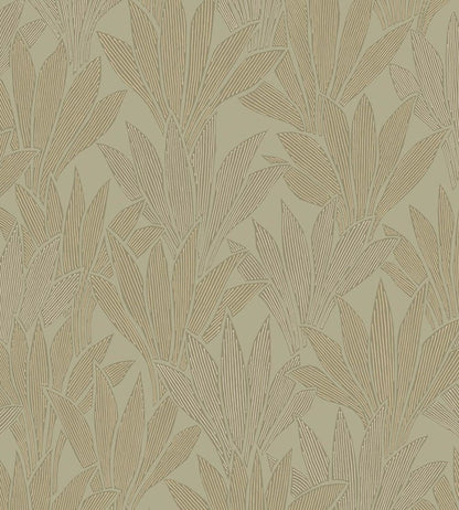 Abstract Palm Wallpaper by Eijffinger Green