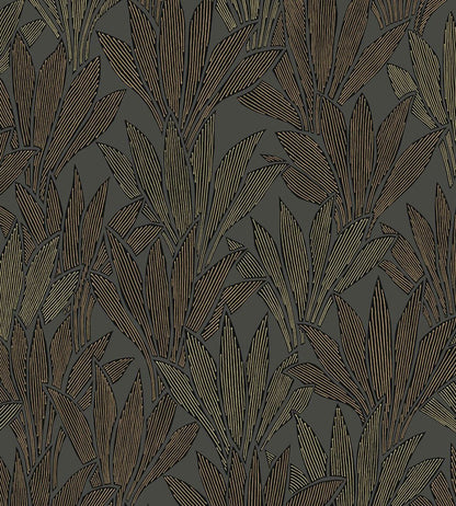 Abstract Palm Wallpaper by Eijffinger Grey/Silver