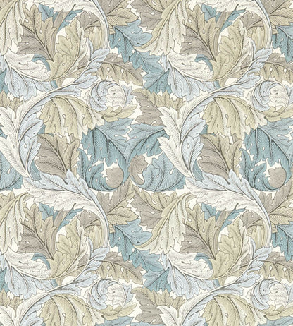 Acanthus Wallpaper by Clarke & Clarke Slate/Dove