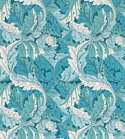 Acanthus Wallpaper by Clarke & Clarke Teal