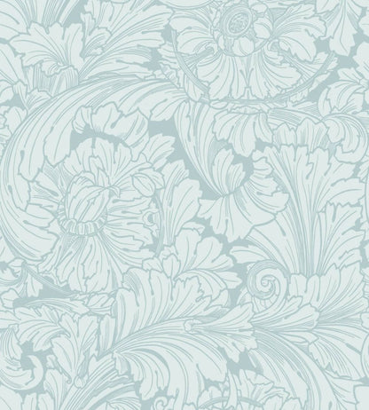 Acanthus Wallpaper by Cole & Son Print Room Blue