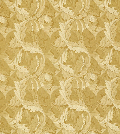 Acanthus Jacquard Fabric by Clarke & Clarke Gold